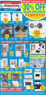 Advertised Appliance Offers