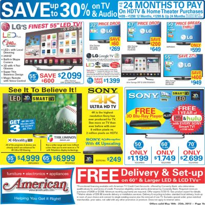 Advertised TV & Video Offers