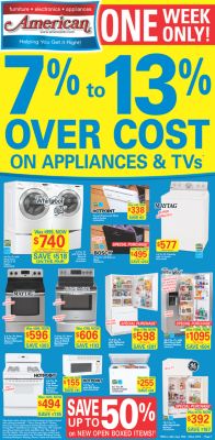 Advertised Appliance Offers