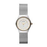 Steel Two Tone Mesh Watch