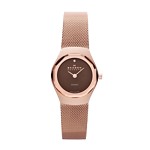 Steel Mesh Rose Gold Tone Watch