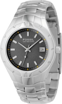 Fossil Mens Metal Casual Watch - Gunmetal Dial - AM4065