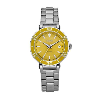 Fossil AM4284 Analog Yellow Dial