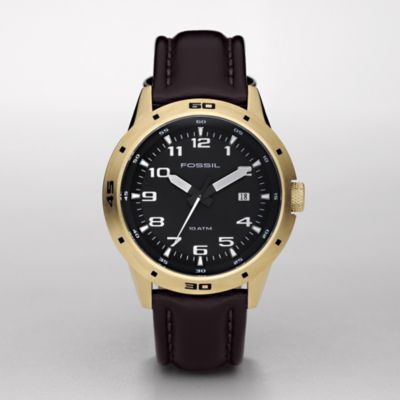Fossil Analog Black Dial Watch
