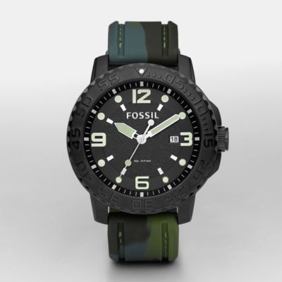Fossil Analog Black Dial Watch
