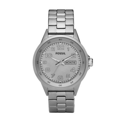 Fossil AM4342, Maddox Analogue Silver Dial
