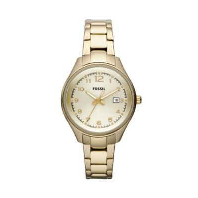 AM4365 - Flight Mini Plated Stainless Steel Watch – Gold-Tone