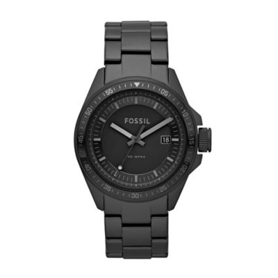 AM4373 - Decker Stainless Steel Watch - Black