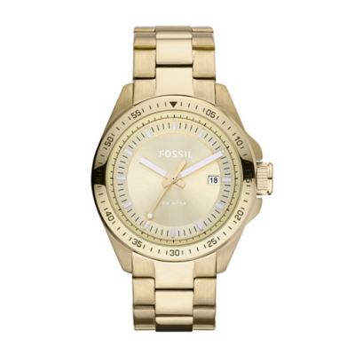 AM4386 - Decker Stainless Steel Watch – Gold-Tone
