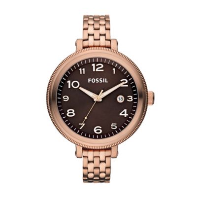 Fossil Bridgette Stainless Steel Watch Rose