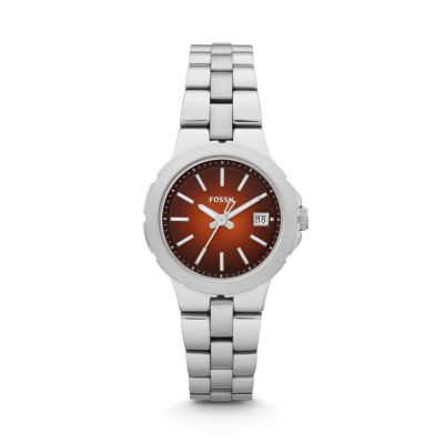 AM4406 - Sylvia Three Hand Stainless Steel Watch