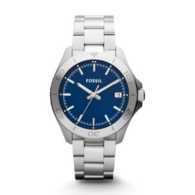 AM4442 - Retro Traveler Stainless Steel Watch