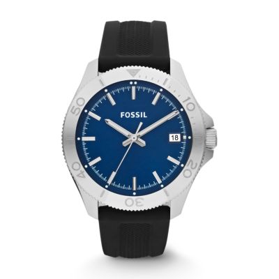 AM4444 - Retro Traveler Silicone Watch – Blue