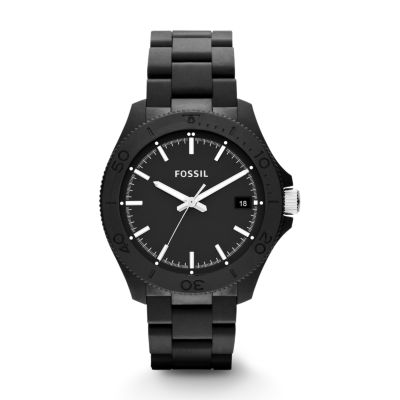 AM4448 - Retro Traveler Resin Watch - Black