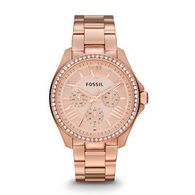 AM4483 - Cecile Multifunction Stainless Steel Watch - Rose