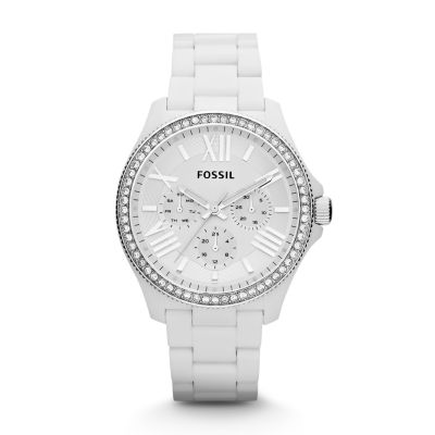AM4494 - Cecile Multifunction Resin Watch - White