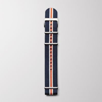 Fossil Nylon Watch Strap Striped