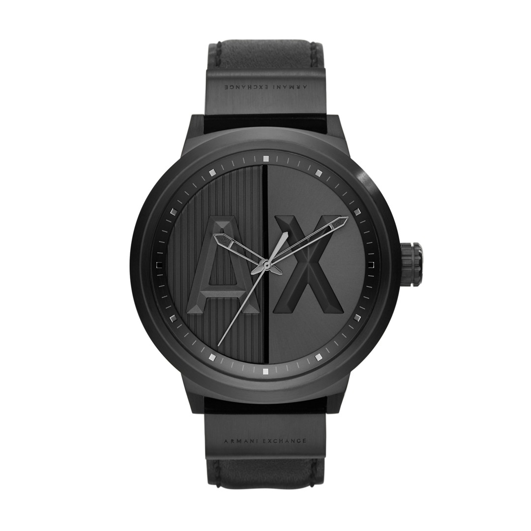 Armani Exchange A|X Men&Apos;S Atlc Black Leather Watch Ax1366 Jewelry - AX1366-WSI Armani Exchange A|X Men&Apos;S Atlc Black Leather Watch Ax1366 Jewelry - AX1366-WSI