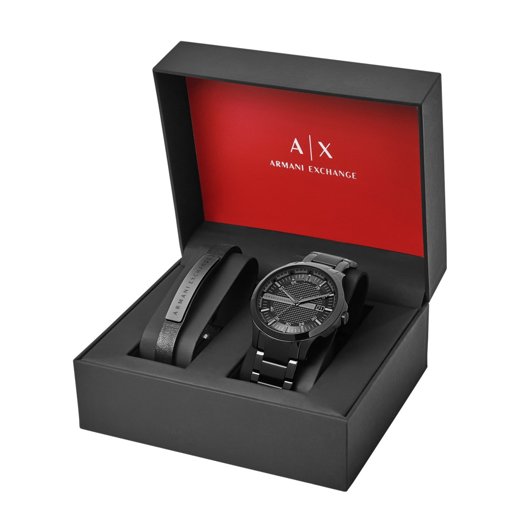 Armani Exchange A|X Men&Apos;S Watch + Bracelet Gift Set Ax7101 Jewelry - AX7101-WSI Armani Exchange A|X Men&Apos;S Watch + Bracelet Gift Set Ax7101 Jewelry - AX7101-WSI