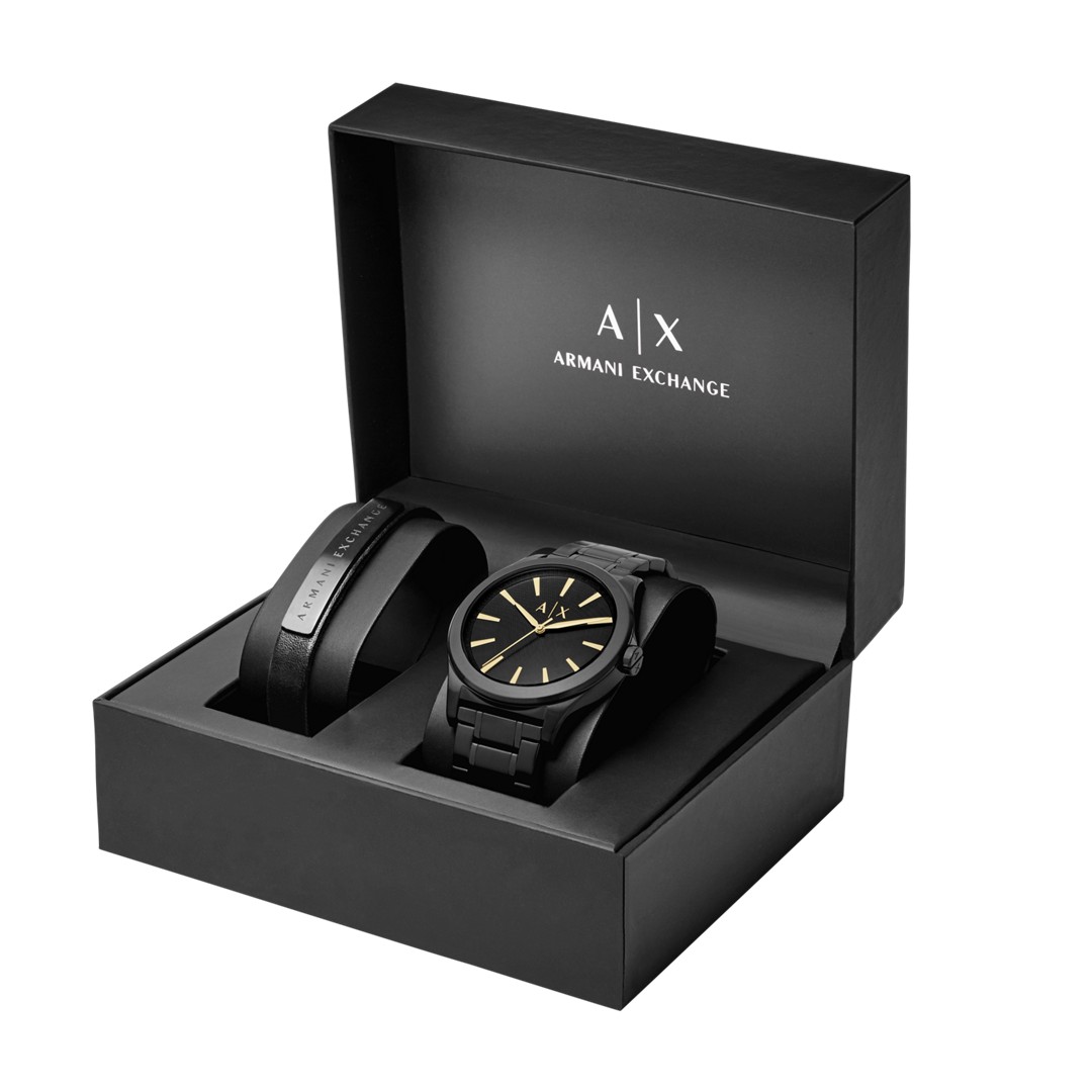 Armani Exchange A|X Men&Apos;S Watch + Bracelet Gift Box Set Ax7102 Jewelry - AX7102-WSI Armani Exchange A|X Men&Apos;S Watch + Bracelet Gift Box Set Ax7102 Jewelry - AX7102-WSI