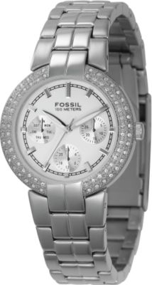 Fossil BQ9291 Analog Glitz Silver Dial