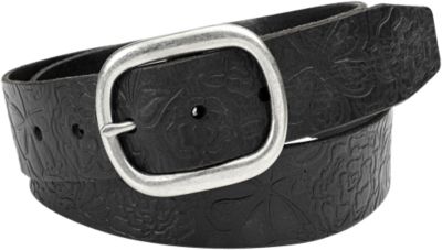 Embossed Floral Jean Belt
