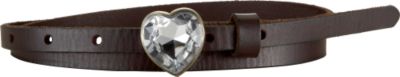 Fossil Rhinestone Heart Belt