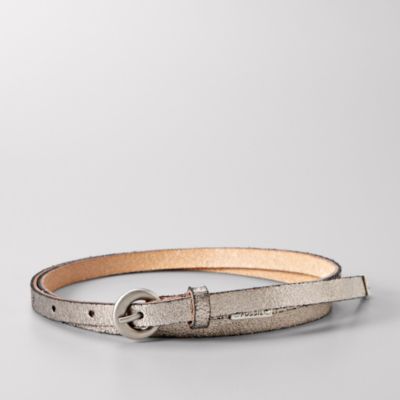 Fossil Logo Ultra Skinny Belt