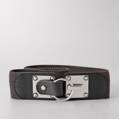 Fossil Tweed Stretch Belt