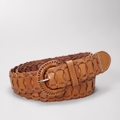 Fossil Linked Woven Belt