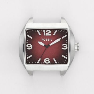 C221002 - Roland Stainless Steel Watch Case – Black and Cherry