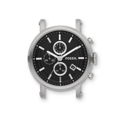 C221003 - Stainless Steel Watch Case - Black