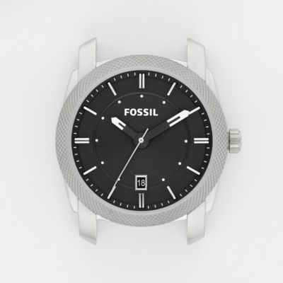 C221008 - Machine Stainless Steel Watch Case – Black