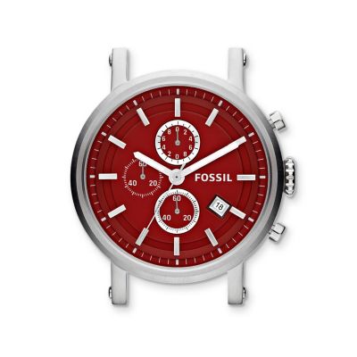 C221012 - Stainless Steel Watch Case - Red