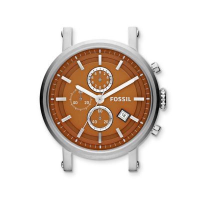 C221013 - Stainless Steel Watch Case - Orange