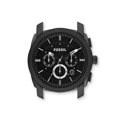 C221017 - Machine Stainless Steel Watch Case - Black