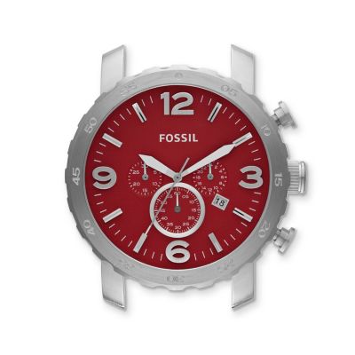 C241003 - Nate Stainless Steel Watch Case - Red