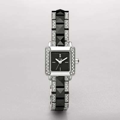 Fossil Square Ceramic Watch - Black