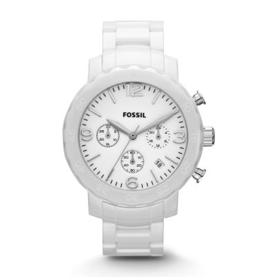 Fossil CE1060 Women's Mini Riley Blue Ceramic Crystals Watch NEW: Watches:  Amazon.com.