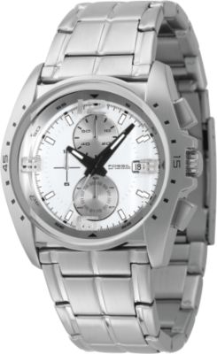 Fossil Men's Chronograph - Silver Dial - CH2508