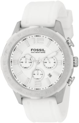 Chronograph White Dial Watch