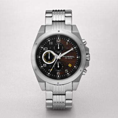 Fossil CH2557 Chronograph Wood Dial