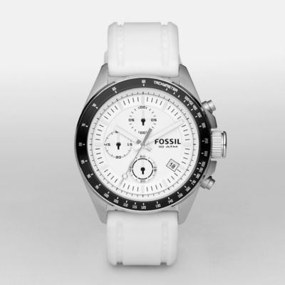 Fossil CH2587 Chronograph White Dial