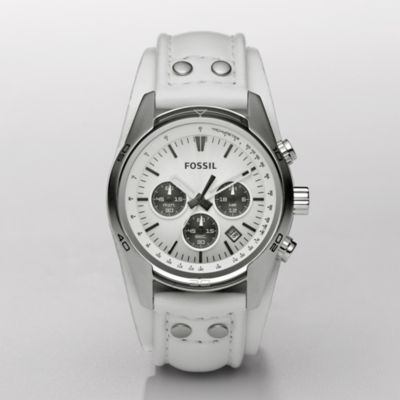 Fossil CH2592, Chronograph White Degrade Dial