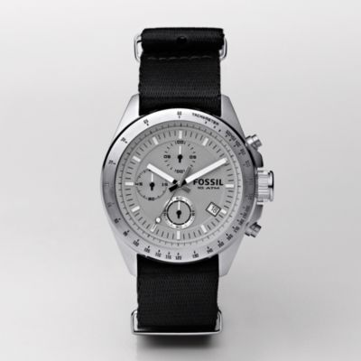 Fossil CH2596 Chronograph White Dial