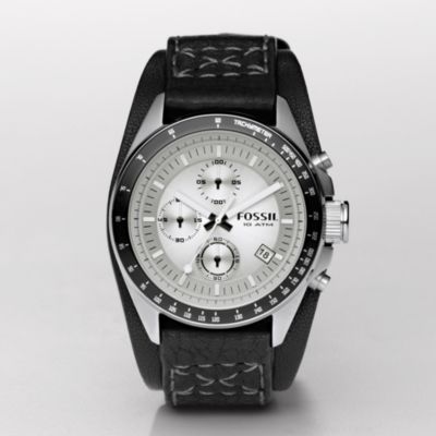 Fossil CH2598, Decker Black Topring Chronograph