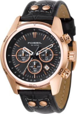 Fossil CH2620 Chronograph Black Dial