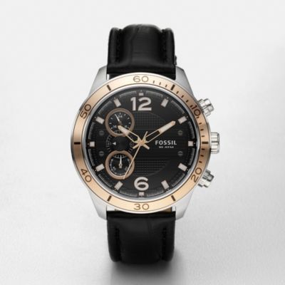 Fossil CH2621 Chronograph Black Dial