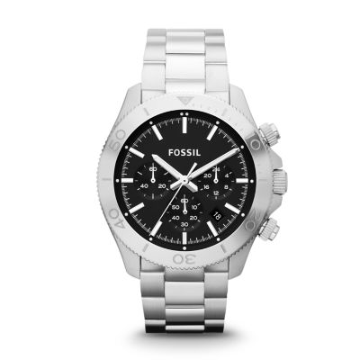 CH2848 - Retro Traveler Stainless Steel Watch