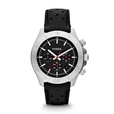 CH2859 - Orologio Retro Traveler in pelle - nero
